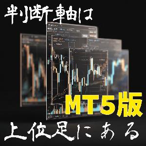 【無料】上位足を簡単表示！オンオフ切り替え、最新の1本を表示/非表示の機能付きインジケーター（MT5版） Indicators/E-books