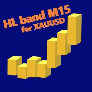 [ゴールド(XAUUSD)用半裁量EA]HL band M15 for XAUUSD インジケーター・電子書籍