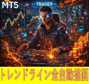 トレンドラインを全自動で描画する分析インジケーター【MT5】 インジケーター・電子書籍