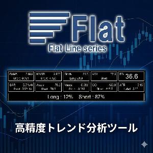 Flat10 – Trend Bias Panel（MT5）― 10指標ダッシュボード / Long・Short偏り表示 ― Indicators/E-books
