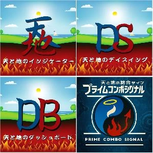 天と地のフルセット（ 天と地のインジケーター＋デイスイング＋プライムコンボシグナル＋ダッシュボード )