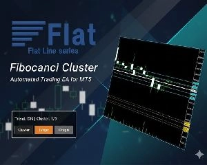 Flat Fibonacci Cluster【マルチタイムの重なりを完全可視化】 Indicators/E-books