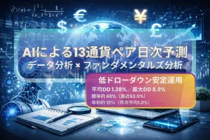 AI×ファンダ統合分析｜13通貨ペアFX日次戦略（朝夕2回更新） Investment Navi+