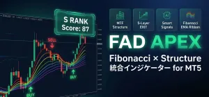 FAD APEX｜MTF構造分析×S/A/Bランクシグナル×EXIT利確｜MT5インジケーター Indicators/E-books