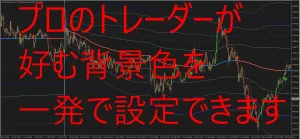 プロのトレーダーに最も人気の背景色 インジケーター・電子書籍