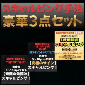 【セット商品】※スキャルピング手法3商品※豪華3点コンプリートセット Indicators/E-books