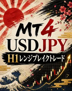 MT4 USDJPY H1レンジブレイクトレード Auto Trading