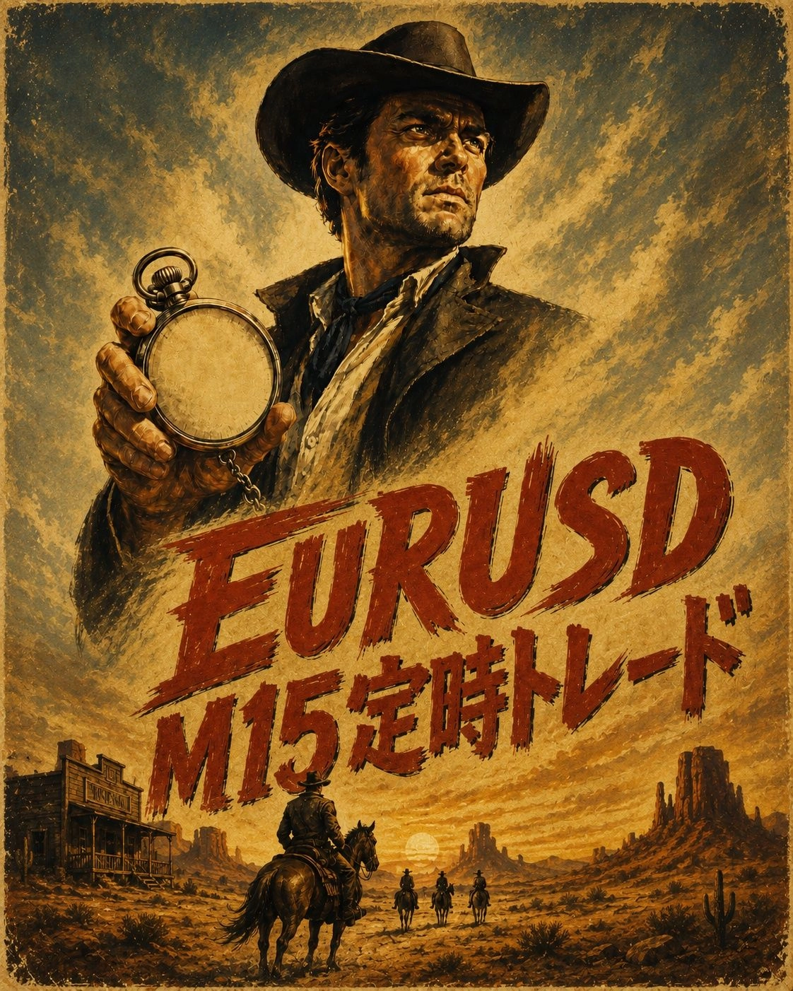 MT4 EURUSD M15定時トレード
