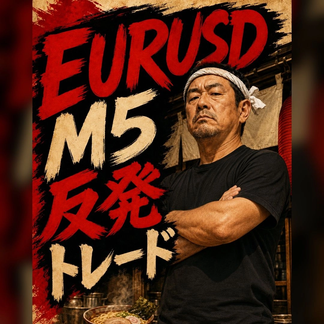 MT4 EURUSD M5反発トレード