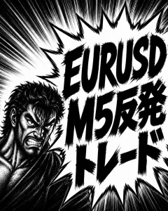MT4 EURUSD M5反発トレード