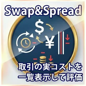 スワップ＆スプレッド パネル【xC Swap&Spread Panel】 Indicators/E-books