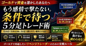 ゴールドで資金を溶かしたあなたへもう一度立ち上がるための5分足リベンジ戦略 インジケーター・電子書籍