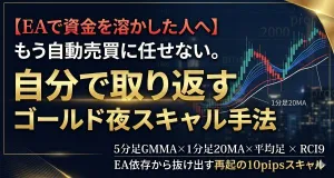 EA依存から抜け出す、ゴールド夜スキャル再起戦略 Indicators/E-books