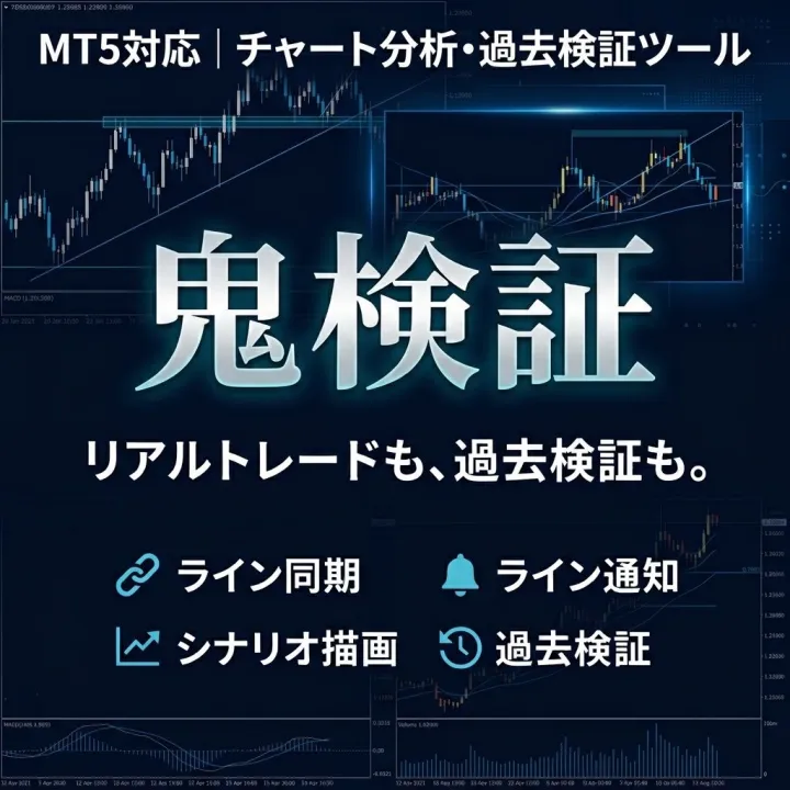 鬼検証｜MT5対応 MTF描画同期＆過去検証ツール