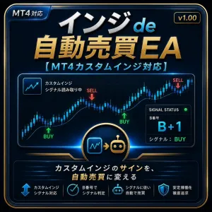 インジde自動売買EA【MT4カスタムインジ対応】