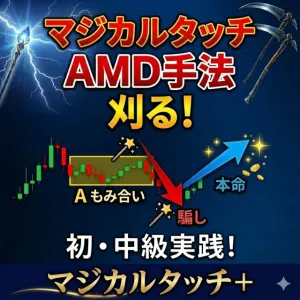 機関投資家のストップ狩りを狙い撃ち！「マジカルタッチ＋AMD手法セット」