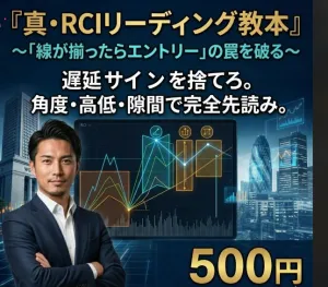 真・RCIリーディング教本  ～「線が揃ったらエントリー」の罠を破る、 　　　プロの先読み三大判別要素～ インジケーター・電子書籍