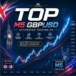 TOP M5 GBPUSD - EA 2 logic không裁量, không gồng lỗ (không martingale)