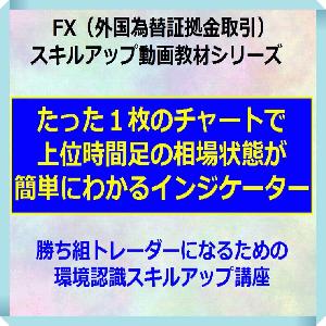 たった１枚のチャートで上位時間足の相場状態が簡単にわかるインジケーター　FX外国為替投資 インジケーター・電子書籍