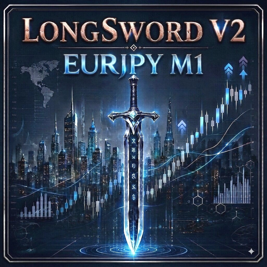 【MT5 EA】LongSword V2 歐元日圓 M1