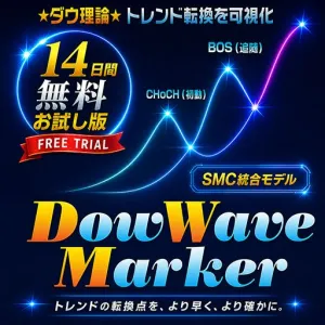 【14日間無料お試し版】DowWave Marker - DWM｜SMC統合モデル インジケーター・電子書籍