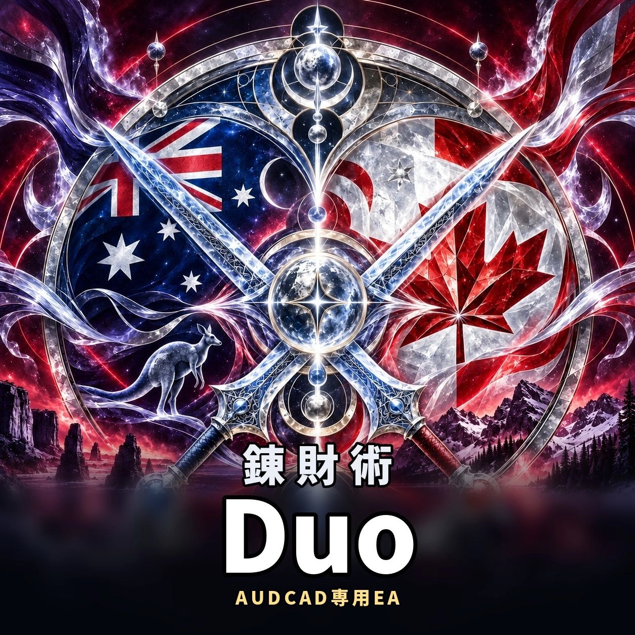 Alchemy of Finance DUO — A high-return, AUDCAD-dedicated martingale EA where you can select the sword and dagger individually