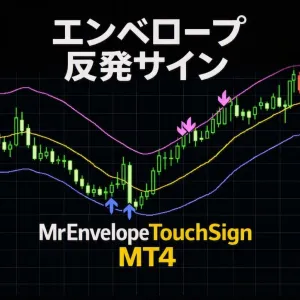 [MT4]エンベロープタッチを逃さない高精度シグナルツール「MrEnvelopeTouchSign」