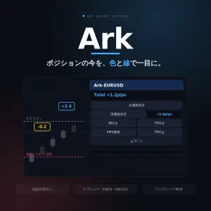 เครื่องมือจัดการสถานะสำหรับสกัลปิ้งถึงเดย์เทรด 【Ark】 Indicators/E-books