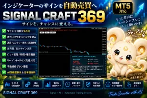 ทำให้ตัวบ่งชี้สัญญาณเป็นอัตโนมัติ และคะแนนการประเมินด้วย AI [ติดตั้ง AI・เวอร์ชัน MT5] SIGNAL CRAFT 369 Indicators/E-books