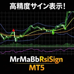 [MT5]MA×BB×RSIの3要素で高精度トレンド判定！複合ロジックで無駄なエントリーを排除するサインインジケーター