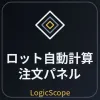 【手數自動計算 訂單面板】只需設定SL線與風險%即可一鍵下單 LS_RiskEntryPanel