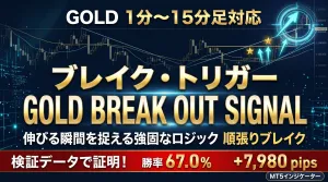 『ブレイク・トリガー』 ～ GOLD BREAK OUT SIGNAL ～ MT5