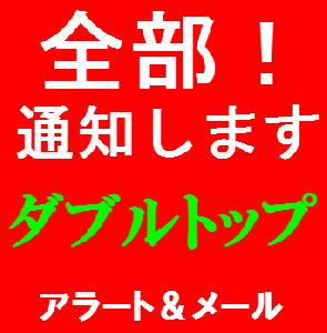 全部！通知します「ダブルトップ」アラート＆メール Indicators/E-books