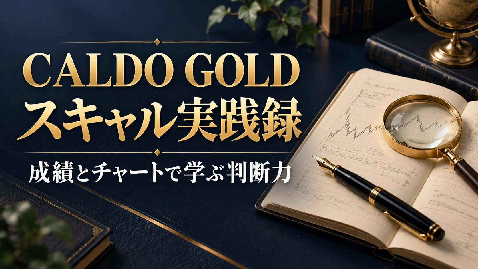 CALDO GOLDスキャル実践録｜成績とチャートで学ぶ判断力 投資ナビ＋