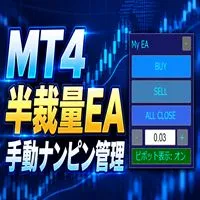 MT4　シンプル半裁量EA『my EA』（手動ナンピンの管理とPivot表示つき） 指標·電子書