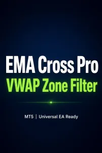 EMA Cross Pro – VWAPゾーンフィルター（MT5） インジケーター・電子書籍