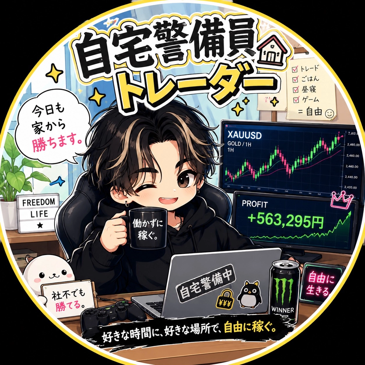 自宅警備員トレーダー