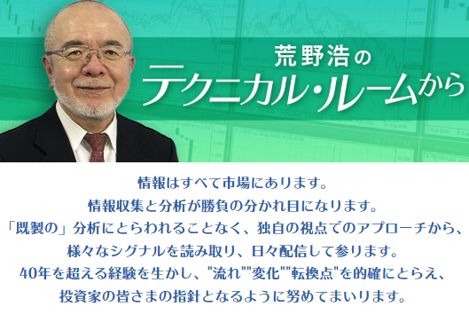 【日経225ライブ】荒野浩のテクニカル・ルームから（12/5）