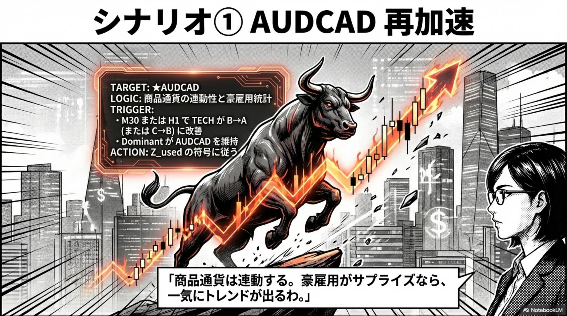 シナリオ：AUDCAD
