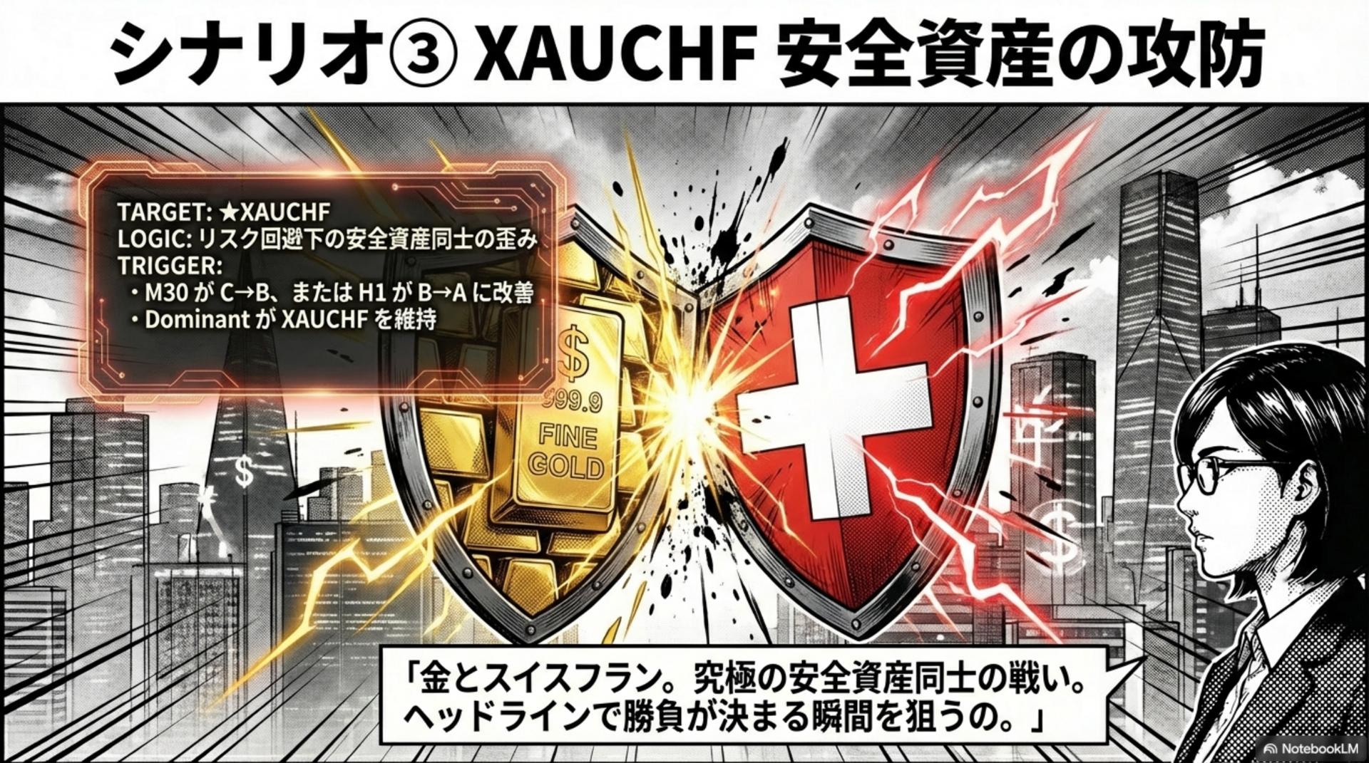 シナリオ：XAUCHF